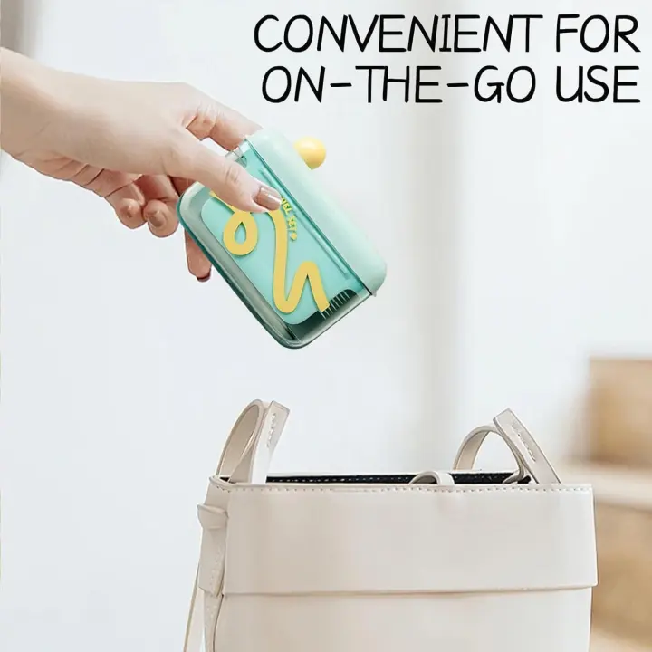 2-Pack Pop-Up Travel Floss Dispensers with 20 Floss Picks — Refillable