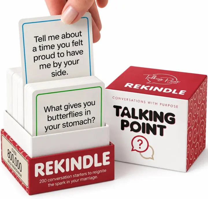 200 Couples Conversation Cards — Rekindle Relationship Card Game