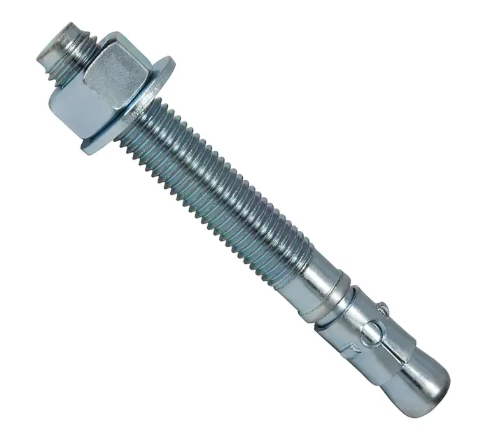 3/4 in x 8-1/2 in Zinc-Plated Wedge Anchors — Box of 10