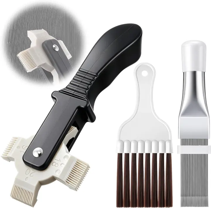 3-Piece AC Fin Comb and Coil Cleaning Kit