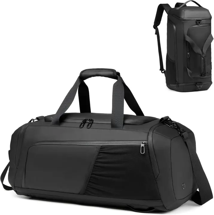 40L Men's Gym Duffle with Shoe Compartment & Laptop Pocket