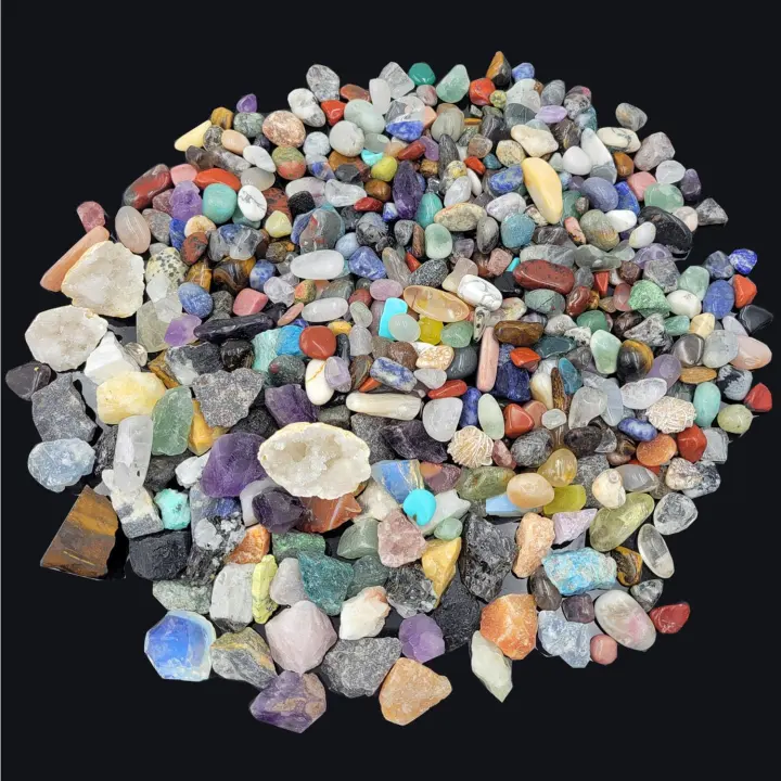 450-Piece Rocks & Gemstones Collection for Kids — Crystals Kit