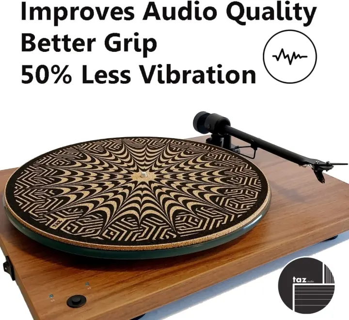 4mm Cork Turntable Slipmat — Artistic Vinyl Platter Mat
