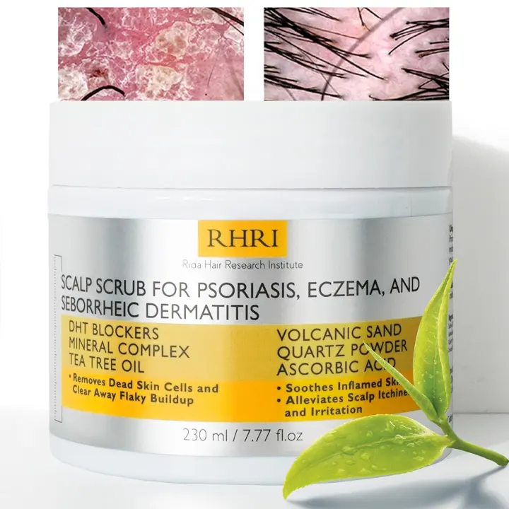 Anti-Fungal Pre-Shampoo Scalp Scrub for Psoriasis & Eczema — 7.7 fl oz