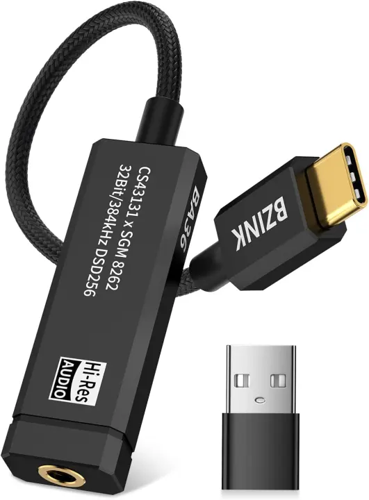 BA36 USB-C DAC Headphone Amplifier (CS43131 + SGM8262)
