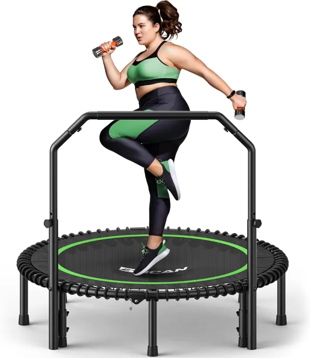 BCAN BT2 Foldable Rebounder Trampoline — Mini Trampoline for Adults