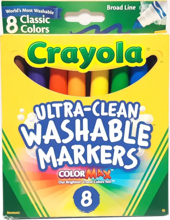 Classic Washable Marker Set — Assorted Bold Colors