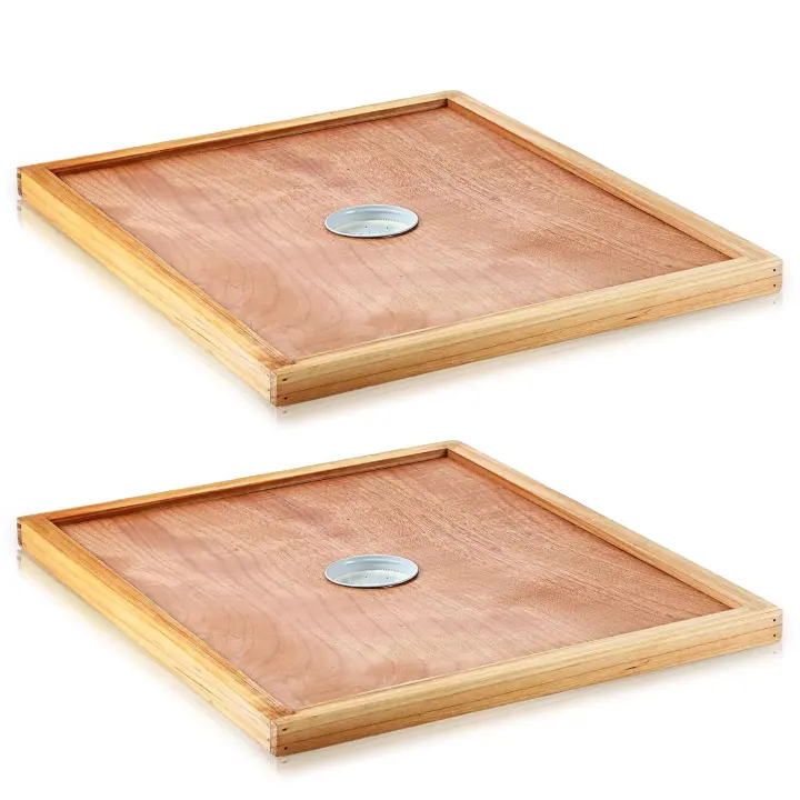 Colingmill 2-Pack 10-Frame Inner Hive Covers with Entrance Feeders