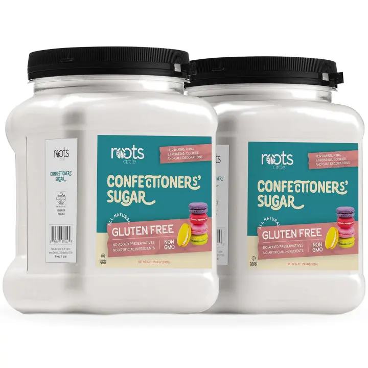 Confectioners Powdered Sugar — 17.63 oz Vegan, Kosher, Gluten-Free