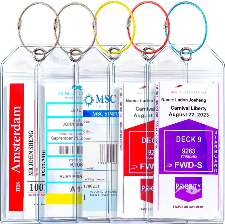 Cruise Luggage Tag Holders for Carnival, NCL, MSC & More — JOLLYANTS