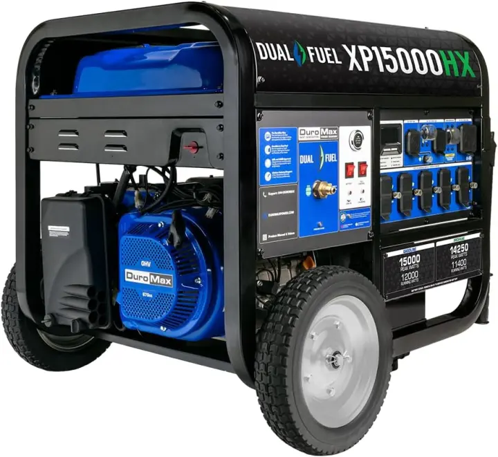 DuroMax XP15000HX 15,000-Watt Dual Fuel Portable Generator Overview