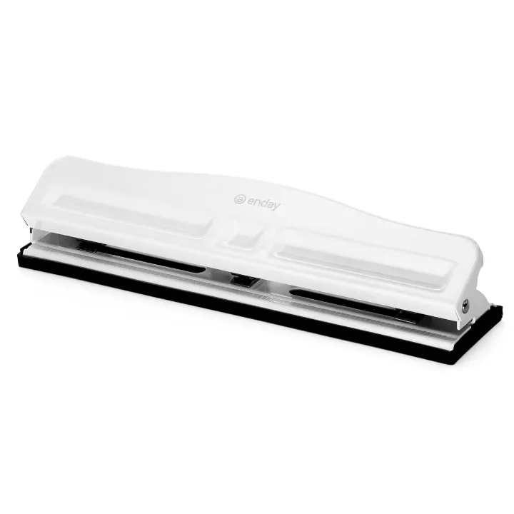 Enday Heavy-Duty 3-Hole Binder Punch — Premium Desktop Punch