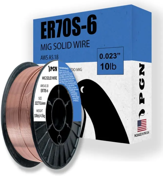 ER70S-6 .023 in Solid MIG Welding Wire — 10 lb Spool