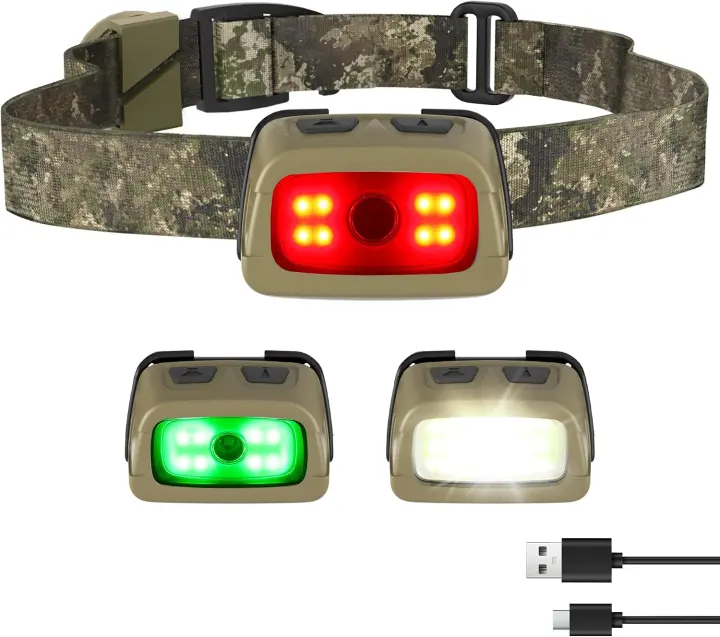 EverBrite Rechargeable 350LM Multi-Color Headlamp