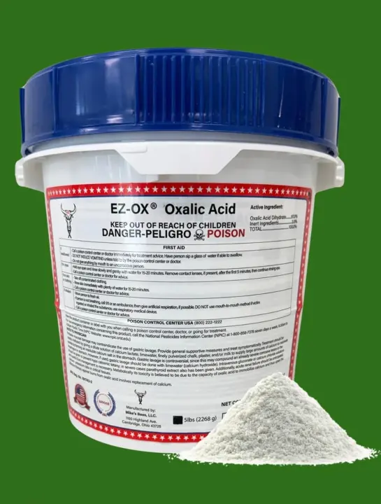 EZ-OX Oxalic Acid Dihydrate Powder — 5 lb Varroa Mite Treatment