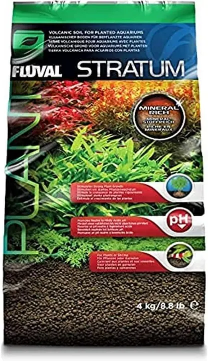 Fluval Plant & Shrimp Aquarium Stratum — 8.8 lb Substrate