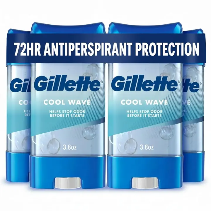 Gillette Clear Gel Antiperspirant & Deodorant — Cool Wave, 72HR