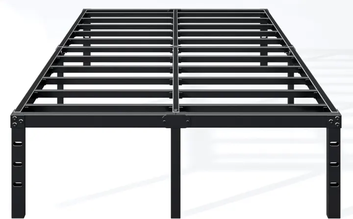 Hafenpo 14-inch Queen Metal Platform Bed Frame — Heavy-Duty Queen Frame