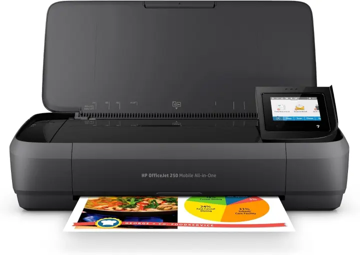 HP OfficeJet 250 Mobile All-in-One Inkjet Printer — Wireless