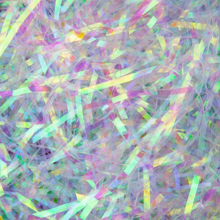 Iridescent Crinkle-Cut Grass Basket Filler — 1 lb