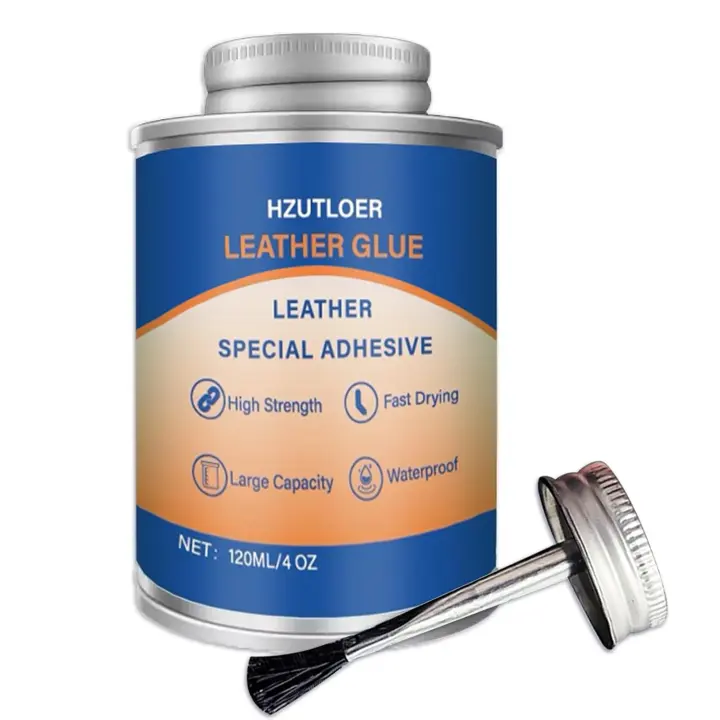 Leather Repair Glue — 120ML Flexible Adhesive with Brush Applicator