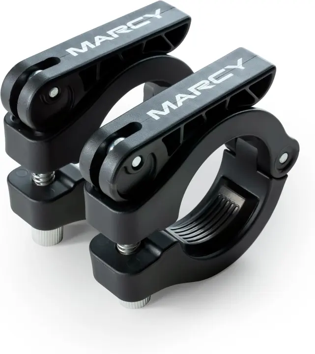 Marcy Adjustable 2" Olympic Barbell Collar Pair (Black)