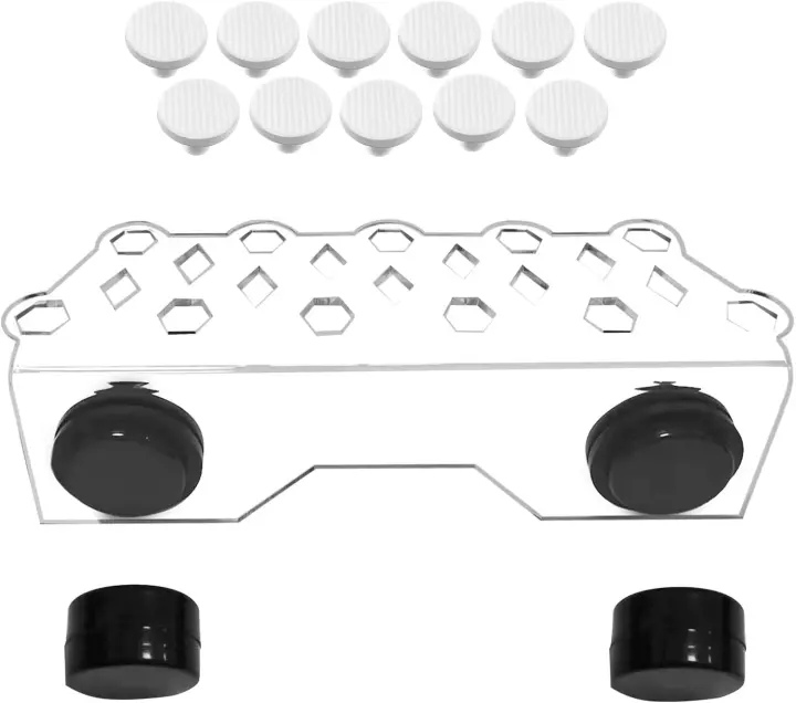Medium Magnetic Coral Frag Holder with 11 Ceramic Plug Bases