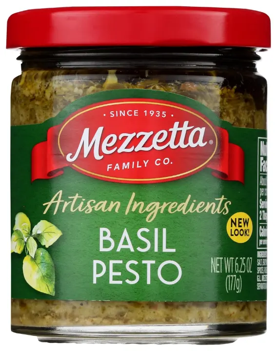 Mezzetta Basil Pesto Sauce — Italian-Style Pesto Jar