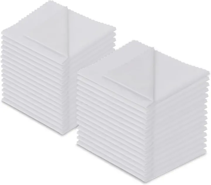Microfiber Cleaning Cloths — 30-Pack 6×7 in Heavyweight Lint-Free
