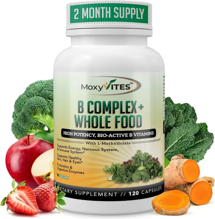 MoxyVites Methylated Vitamin B Complex — Whole-Food B Vitamins