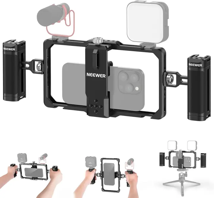 NEEWER PA009 Phone Rig Vlogging Kit — Upgraded Video Stabilizer