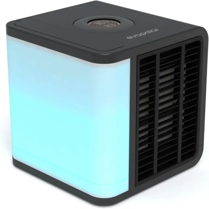 Portable Evaporative Personal Air Cooler — EvaLight (Dark Grey)