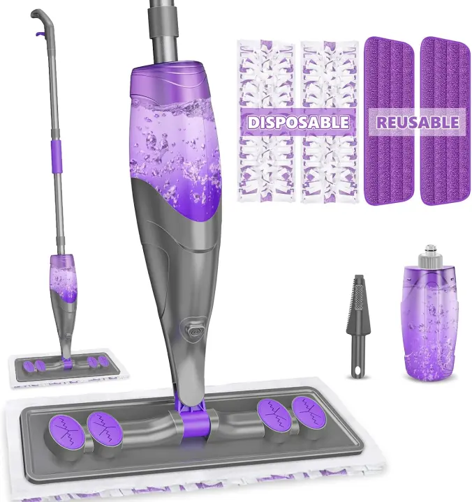Refillable Spray Floor Mop for Hardwood, Tile & Multi-Surfaces