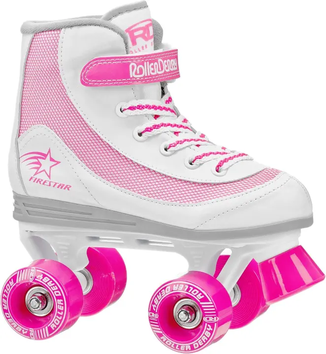 Roller Derby Firestar Youth Quad Skates — Girls & Boys Beginner Skates