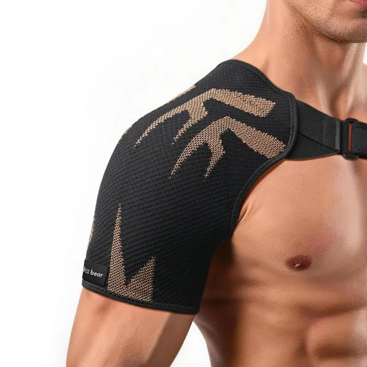 Rotator Cuff Shoulder Brace with Copper Fiber Support (Unisex)