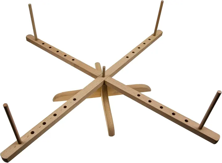 Tabletop Amish-Style Wooden Yarn Swift