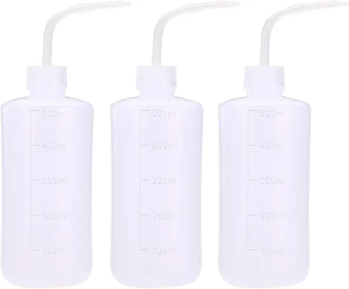 Tattoo Wash Bottle 3-Pack — 500ml Squeeze Wash Bottles