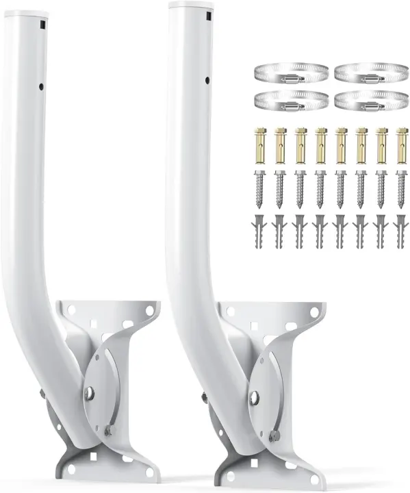 Universal J-Pole Antenna Mount — 19.68" Outdoor Bracket