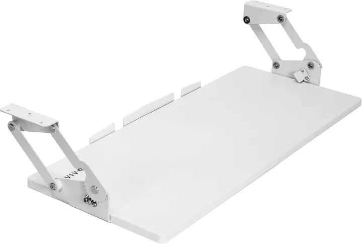 VIVO White Under-Desk 27 x 11 in Adjustable Keyboard Tray