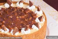 Indulgent Caramel Toffee Cheesecake