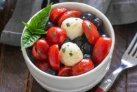 Berry-Kissed Caprese Salad