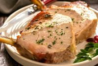 Regal Pork Crown with Spiced Apple Filling