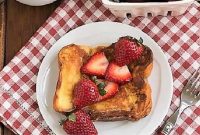 Strawberry Mascarpone Cloud French Toast