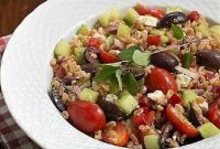 Vibrant Greek Farro Medley