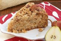 Harvest Pear Streusel Coffee Cake
