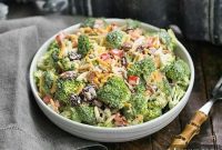 Sweet and Savory Broccoli Crunch Salad