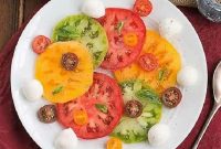 Garden Fresh Tomato and Cheese Salad