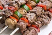 Glazed Teriyaki Beef Skewers