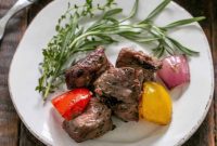 Mediterranean Grilled Lamb Kebabs with Fresh Greek Salad