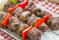 Succulent Grilled Steak Skewers